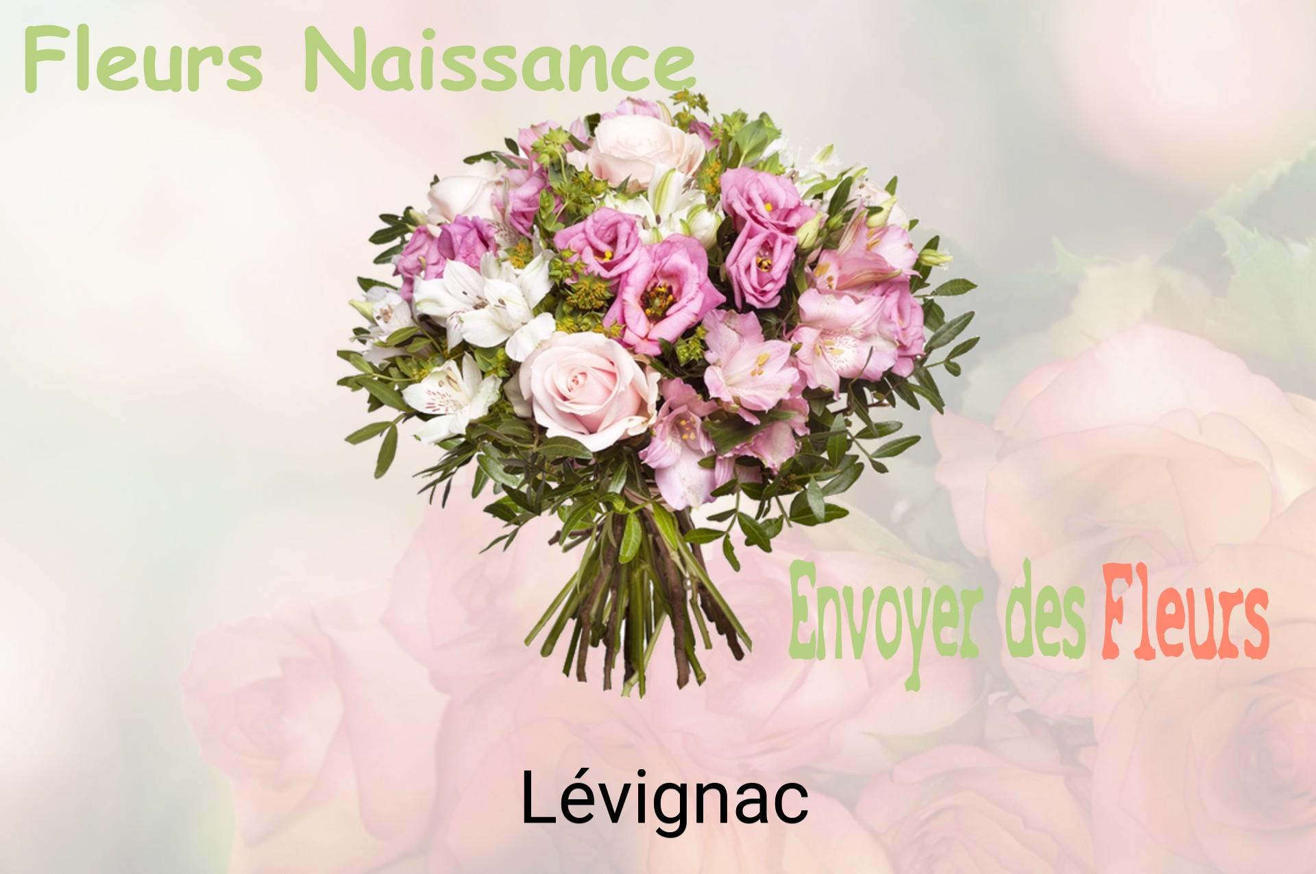 Bouquet de fleurs de naissance livré à Lévignac