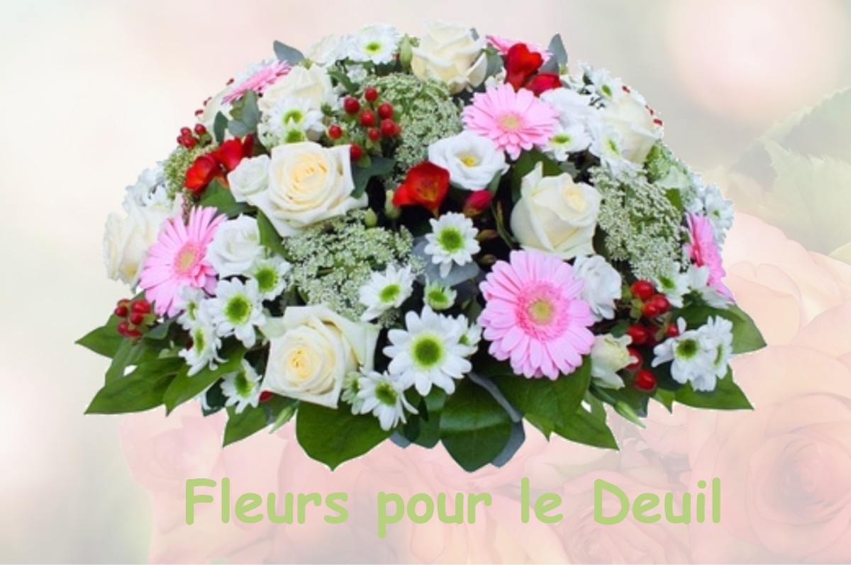 fleurs deuil LEVIGNAC